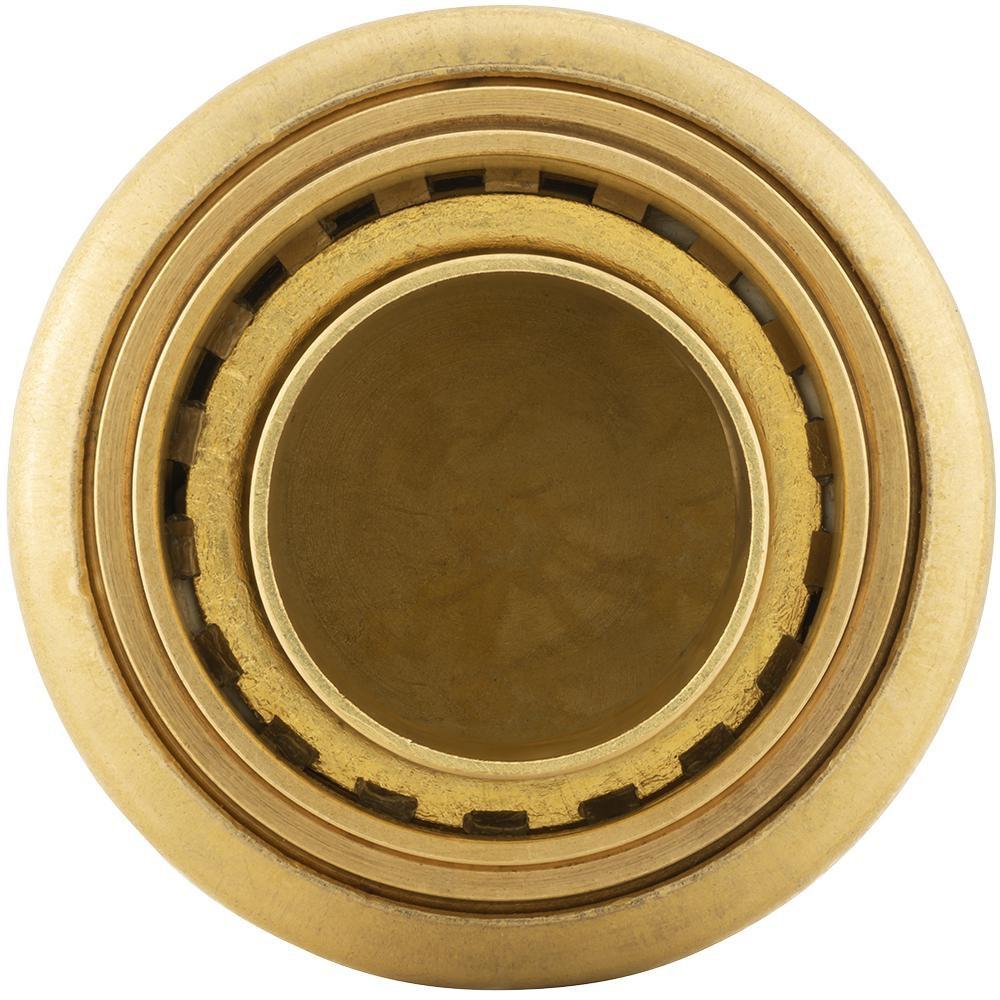Jones Stephens Rough Brass Push On Cap 