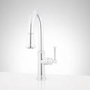 Single Handle Pull Down Pull Out Kitchen Faucet in Polished Chrome