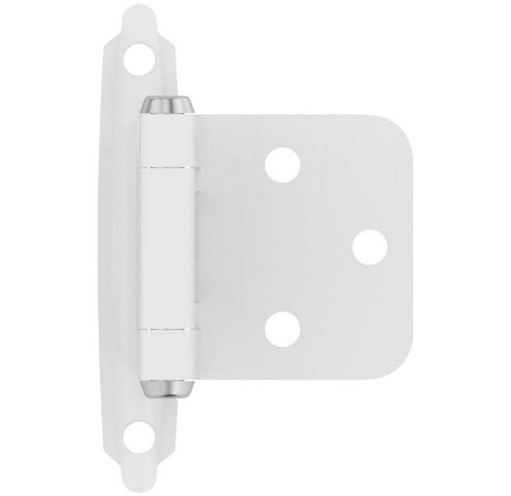 Amerock White 3/4 in. Hinge 