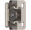 1-3/8 in. Hinge in Satin Nickel (Pack of 2)