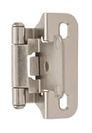 Amerock Satin Nickel *CVR* 1/4 IN (6 MM) OVERLAY SELF-CL 