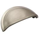 3 in. Center-to-Center Cup Pull in Satin Nickel (Pack of 5)