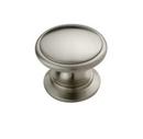 1-1/4 in. Round Cabinet Knob in Satin Nickel (Pack of 25)