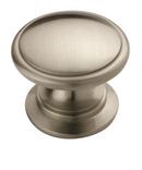 1-1/4 in. Round Cabinet Knob in Satin Nickel (Pack of 10)