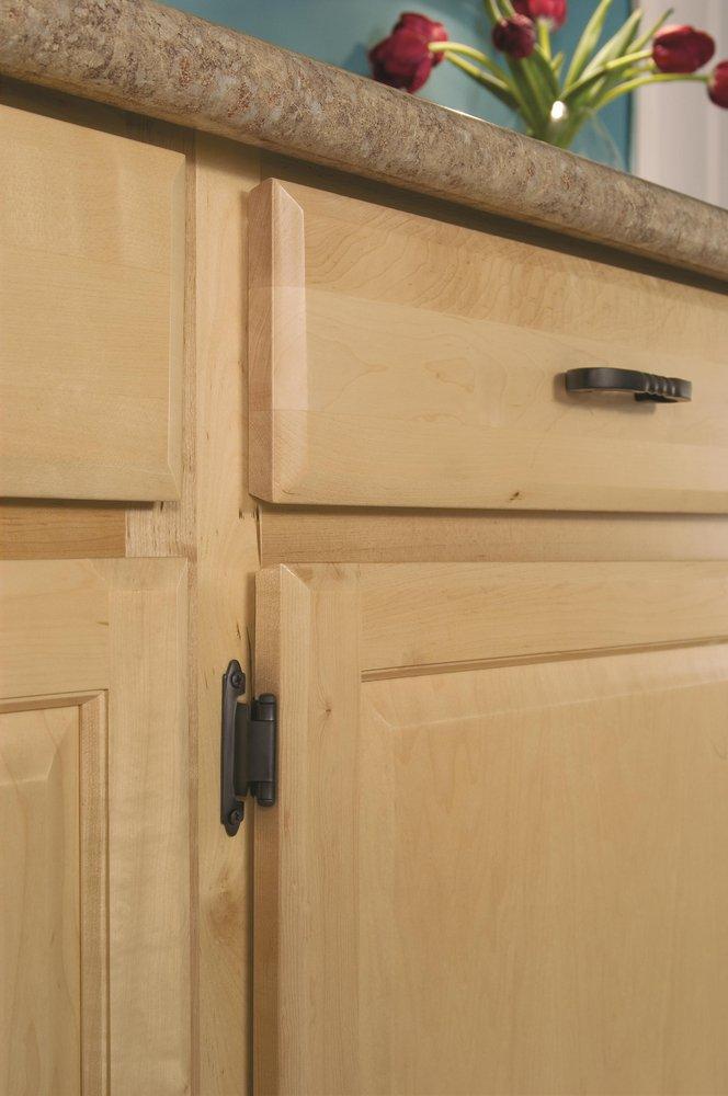 Amerock Flat Black *CVR* 3/8IN (10 MM) INSET SELF-CLOS 