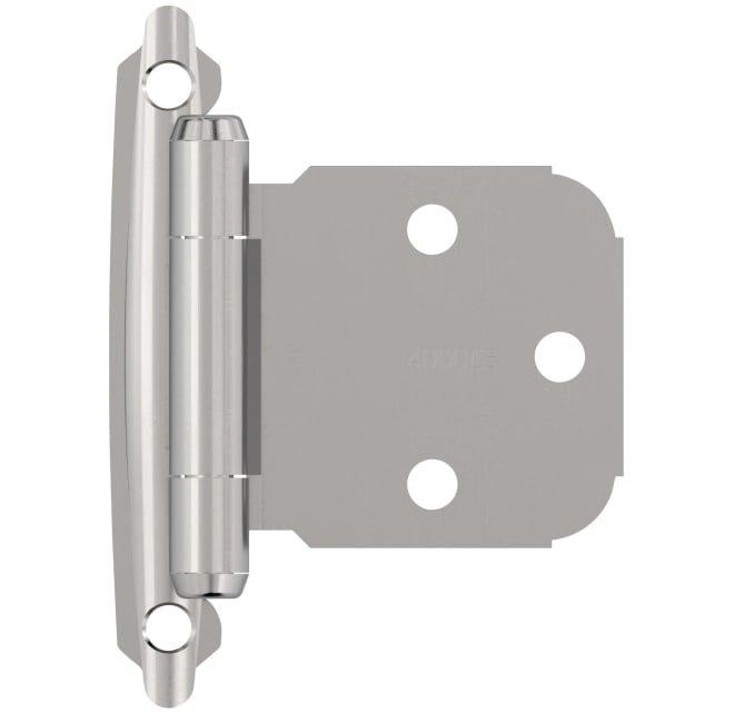 Amerock Polished Chrome Self Close Face Mount Overlay Variable Hinge (Pair) 