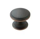 1-1/4 in. Round Cabinet Knob in Oil Rubbed Bronze (Pack of 25)