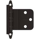 Amerock Oil Rubbed Bronze 3/8 in. Non Self Close Face Mount Inset Hinge (Pair) 