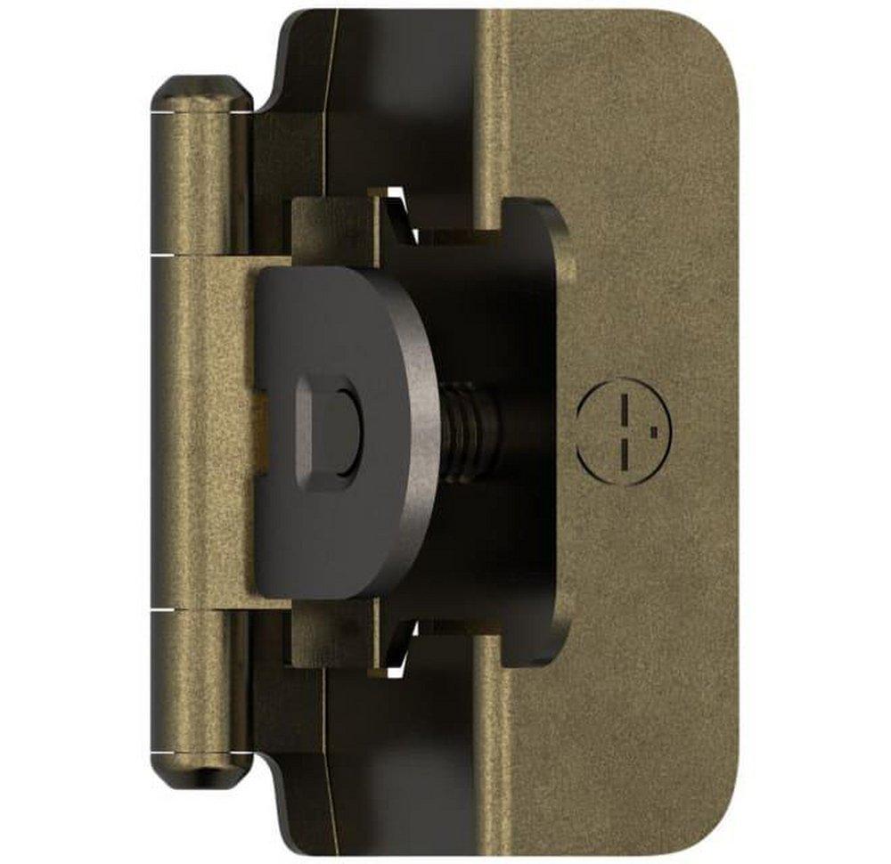 Amerock Burnished Brass 1-3/8 in. Hinge 