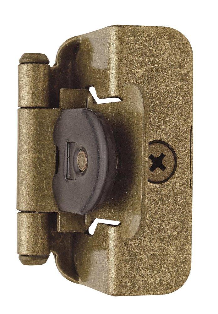 Amerock Burnished Brass *CVR* 1/2IN (13 MM) OVERLAY DOUBLE 