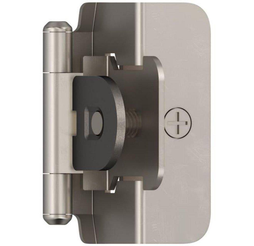 Amerock Satin Nickel 1-3/8 in. Hinge 