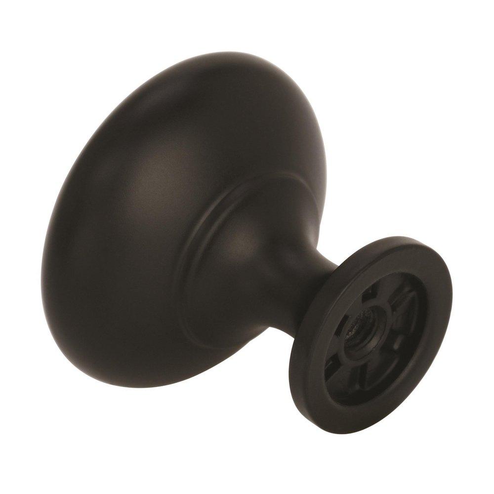 Amerock Flat Black *CVR* ALLISON VALUE 1-1/4 IN (32 MM 