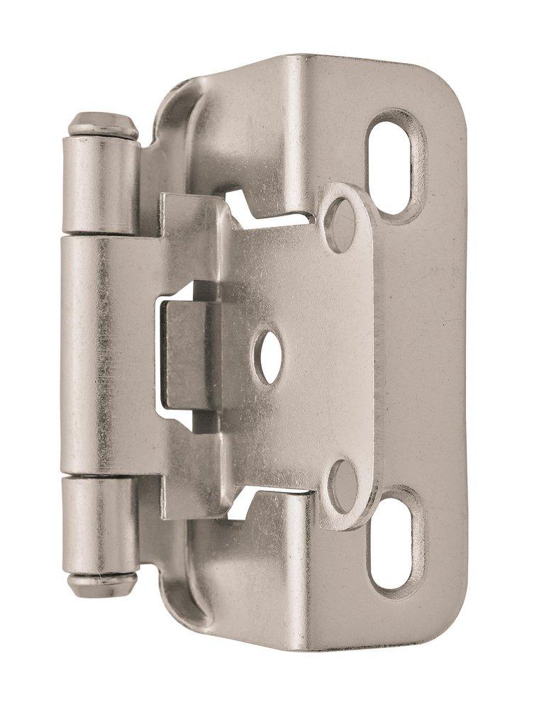 Amerock Satin Nickel *CVR* 1/2IN (13 MM) OVERLAY SELF-CL 