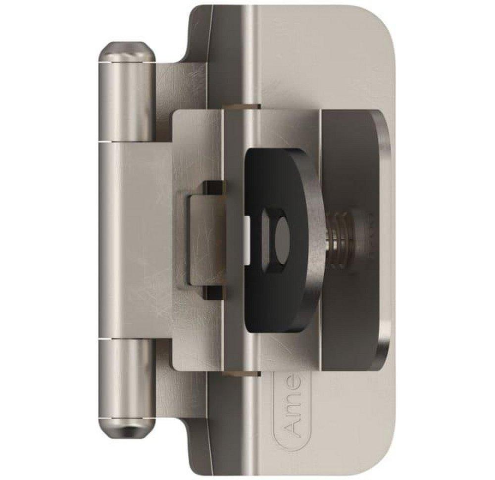 Amerock Satin Nickel 1-3/8 in. Hinge 
