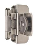 Amerock Satin Nickel 3/8 in. Double Demountable Inset Hinge (Pair) 