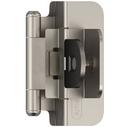 Amerock Satin Nickel 3/8 in. Double Demountable Inset Hinge (Pair) 