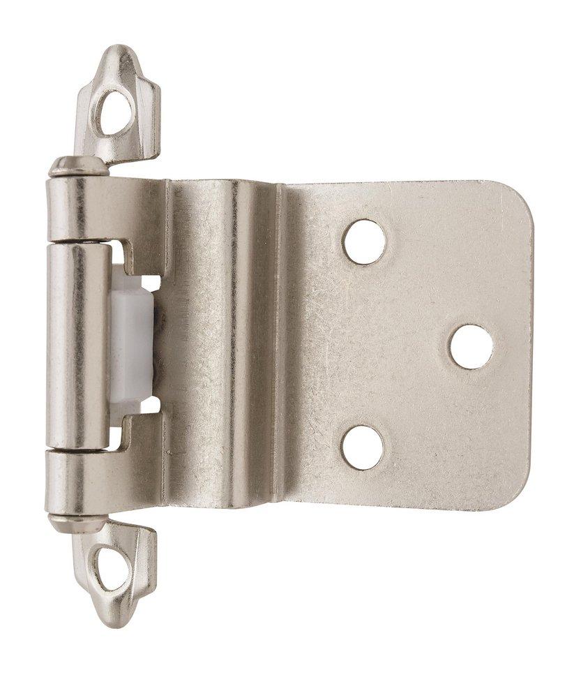 Amerock Satin Nickel 2-3/4 in. Cabinet Hinge (Pack of 10) 