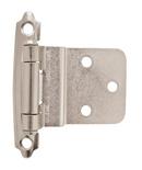 Amerock Satin Nickel 2-3/4 in. Cabinet Hinge (Pack of 10) 