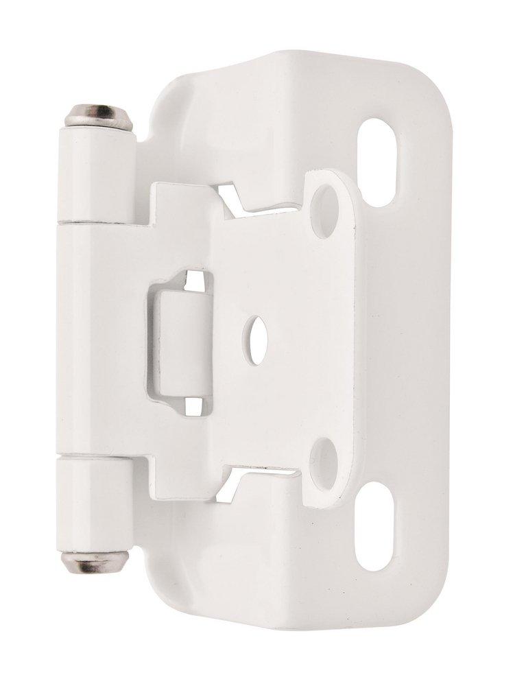 Amerock White *CVR* 1/2IN (13 MM) OVERLAY SELF-CL 