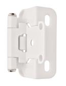 Amerock White *CVR* 1/2IN (13 MM) OVERLAY SELF-CL 