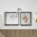 BLANCO Stainless Steel 33 x 18 in. No Hole Double Bowl Undermount Kitchen Sink 