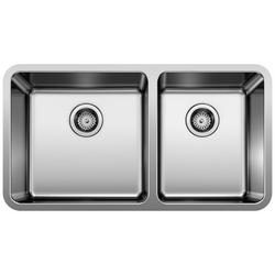 33 in. Undermount Stainless Steel Double Bowl Kitchen Sink