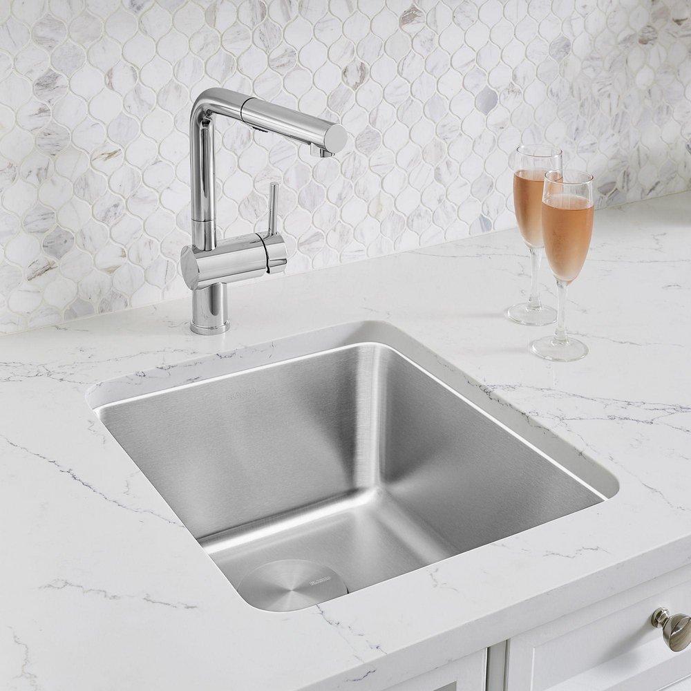 BLANCO Stainless Steel 16 x 18 in. Undermount Bar Sink 