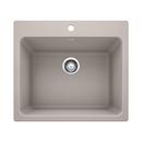 25 x 22 in. Drop-in and Undermount Laundry Sink in Concrete Grey