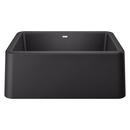 BLANCO Anthracite 27 x 19 in. Composite Single Bowl Farmhouse Kitchen Sink 