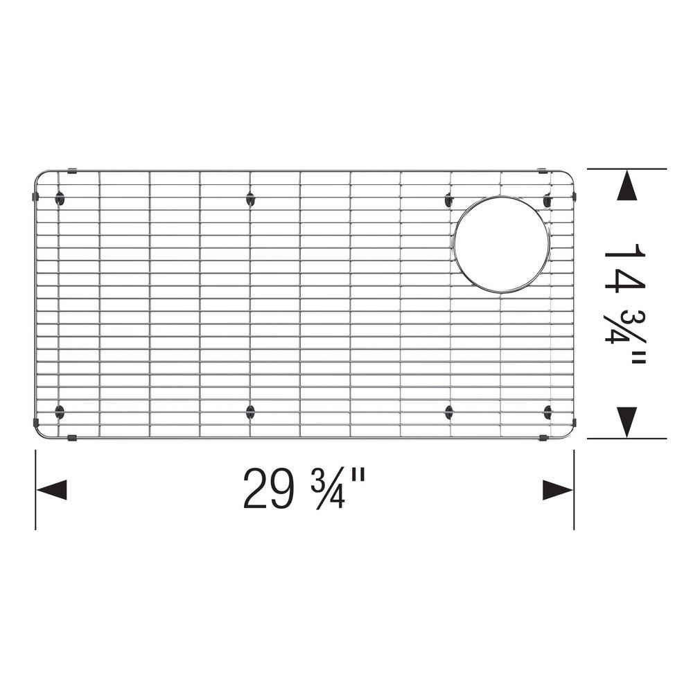 BLANCO Stainless Steel Stainless Steel Sink Grid 