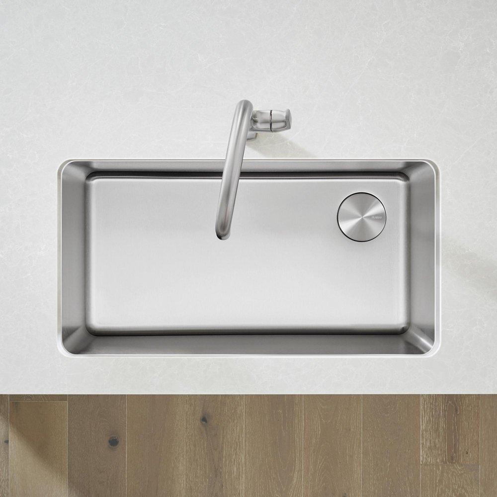 BLANCO Stainless Steel 33 x 18 in. Stainless Steel Single Bowl Undermount Kitchen Sink 