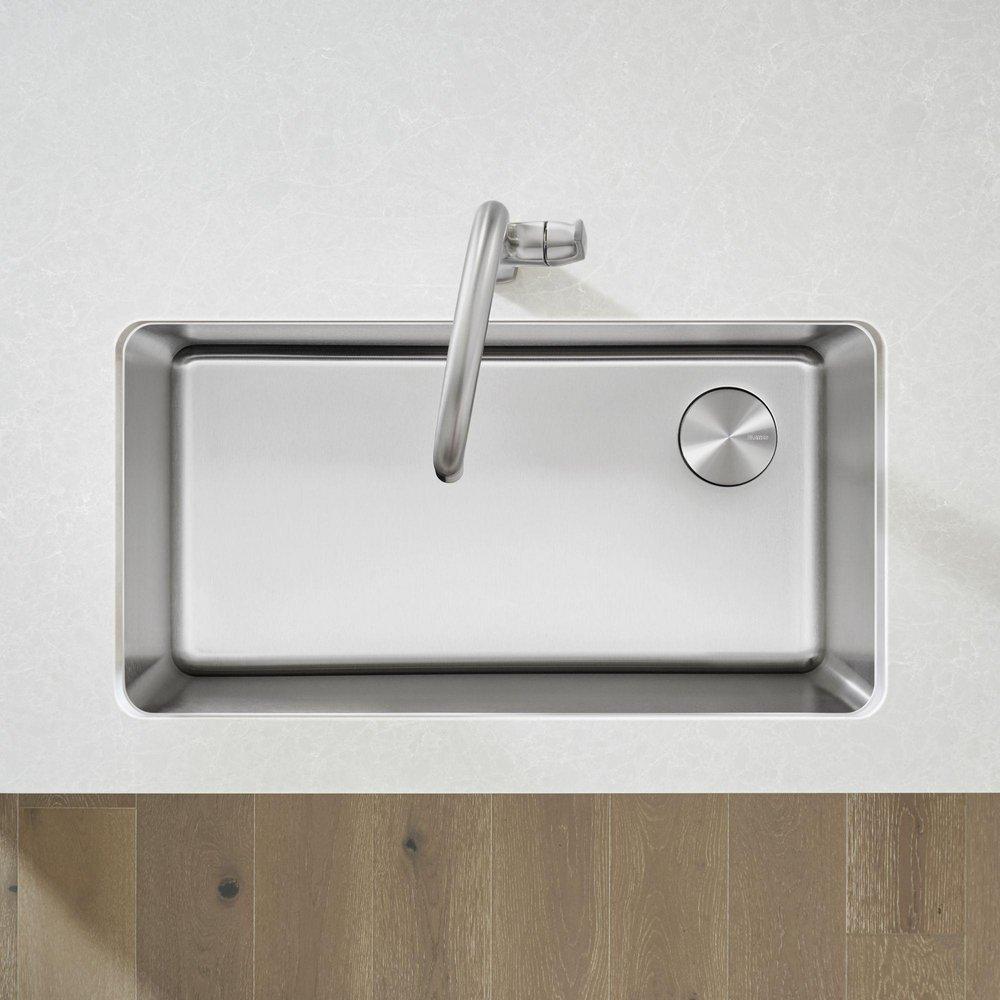 BLANCO Stainless Steel 33 x 18 in. Stainless Steel Single Bowl Undermount Kitchen Sink 