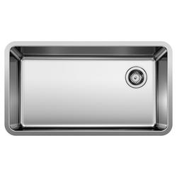 33 in. Undermount Stainless Steel Single Bowl Kitchen Sink