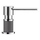 BLANCO Chrome/Cinder 3-3/4 in. 10 oz. Kitchen Soap Dispenser 
