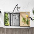 BLANCO Satin Stainless Steel 33 x 20-1/2 in. Stainless Steel Single Bowl Farmhouse Kitchen Sink 