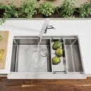 BLANCO Satin Stainless Steel 33 x 20-1/2 in. Stainless Steel Single Bowl Farmhouse Kitchen Sink 
