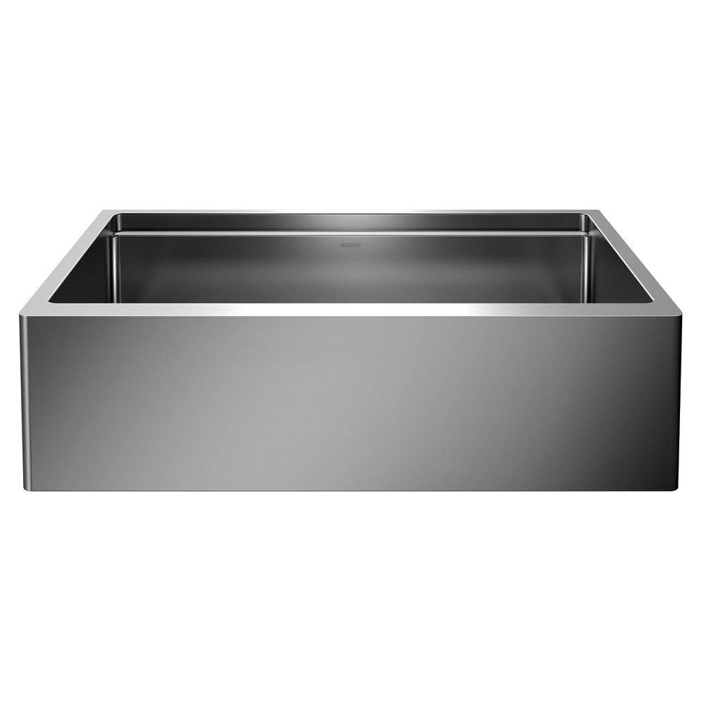 BLANCO Satin Stainless Steel 33 x 20-1/2 in. Stainless Steel Single Bowl Farmhouse Kitchen Sink 