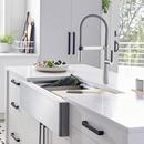 BLANCO Satin Stainless Steel 33 x 20-1/2 in. Stainless Steel Single Bowl Farmhouse Kitchen Sink 