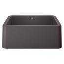 27 x 19 in. Composite Single Bowl Farmhouse Kitchen Sink in Cinder