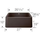 BLANCO Cafe 27 x 19 in. Composite Single Bowl Farmhouse Kitchen Sink 
