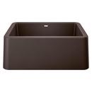 27 x 19 in. Composite Single Bowl Farmhouse Kitchen Sink in Cafe Brown
