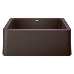 27 in. Farmhouse Silgranit Single Bowl Kitchen Sink in Caf&eacute;