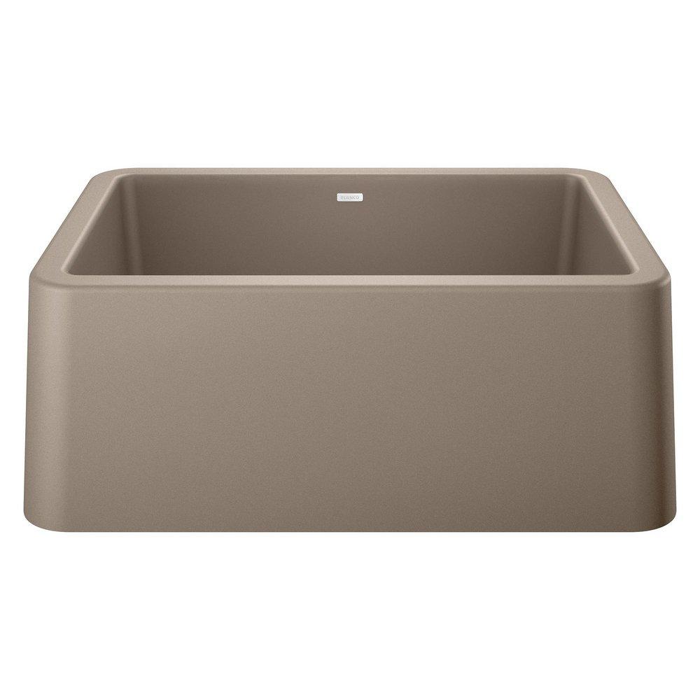 BLANCO Truffle 27 x 19 in. Composite Single Bowl Farmhouse Kitchen Sink 