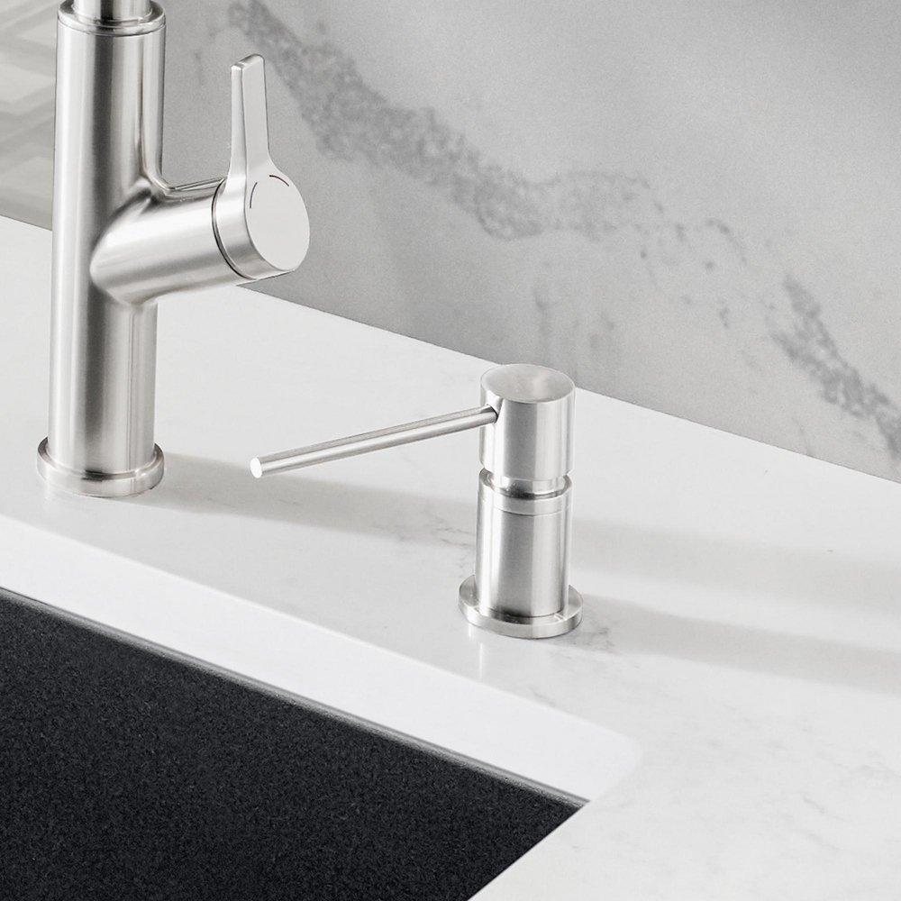 BLANCO PVD Steel Deck Mount Soap Dispenser 