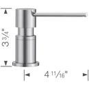 BLANCO PVD Steel Deck Mount Soap Dispenser 