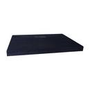 DiversiTech&reg; Black 48 x 3 in. Equipment Pad Plastic and Rubber 
