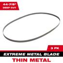 44-7/8 x 1/2 in. 12/14 TPI Deep Cut Extreme Thin Metal Band Saw Blade (3 Pack)