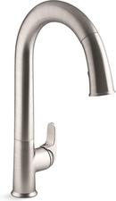 Single Handle Pull Down Touchless Kitchen Faucet with DockNetic Magnetic Docking and Two-Function Spray in Vibrant® Stainless
