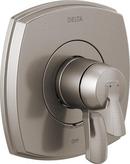 Delta Faucet Brilliance&reg; Stainless Two Handle Single Function Shower Faucet Trim Only 