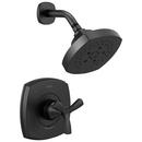 Single Handle Multi Function Shower Faucet in Matte Black (Trim Only)